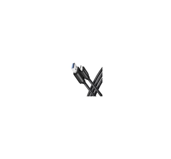 Axagon Data and charging USB 3.2 Gen1 cable lengh 1.5 m. 3A. Black braided.