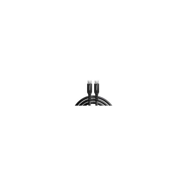 Axagon Data and charging USB 2.0 cable length 2 m. PD 60W, 3A. Black braided.