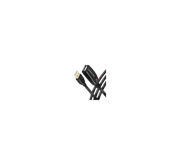 Axagon ADR-220 Active extension USB 2.0 A-M > A-F cable, 20 m long. Power supply option.