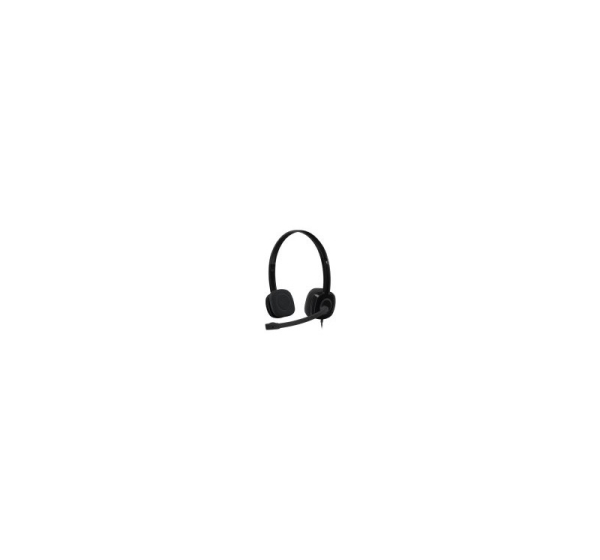 LOGITECH H151 Corded Stereo Headset - BLACK - 3.5 MM