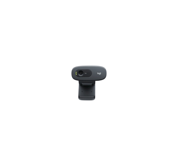 LOGITECH C270 HD Webcam - BLACK - USB