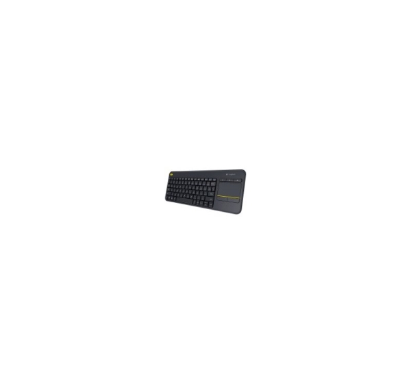 LOGITECH K400 Plus Wireless Touch Keyboard - BLACK - US INT'L