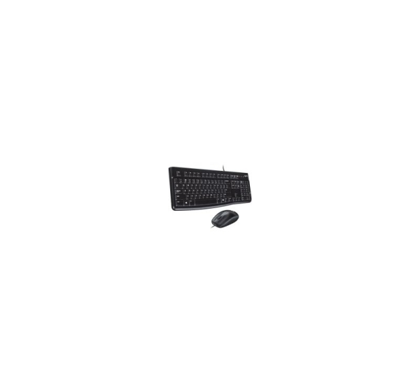 LOGITECH MK120 Corded Combo - BLACK - USB - US INT'L