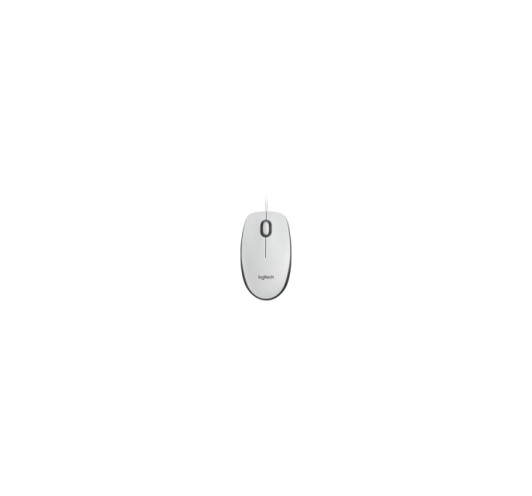 LOGITECH M100 Corded Mouse-WHITE