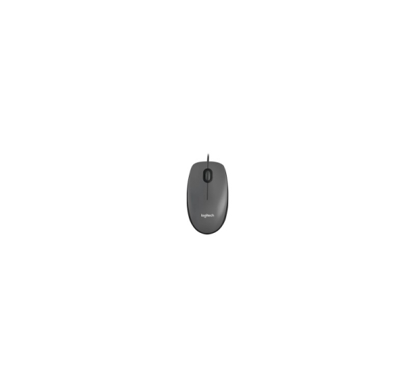 LOGITECH M100 Corded Mouse - BLACK - USB
