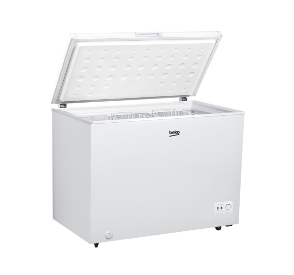 BEKO Freezer box CF316EWN, Energy class E, 308L, Width 112 cm, Height 84.5 cm, White