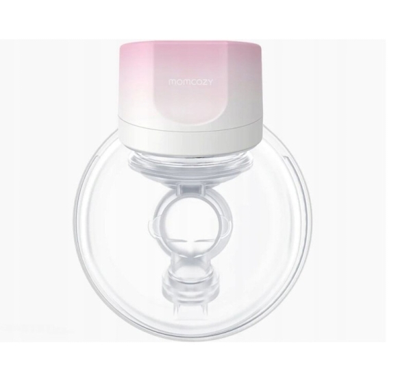 MOMCOZY S12 Pro – Wearable Breast Pump, Pink, Single Set