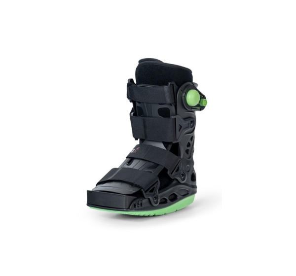 Short Ankle-Foot Orthosis "AIR WALKER DUO" SHORT O-1185/M REHAFUND, Black