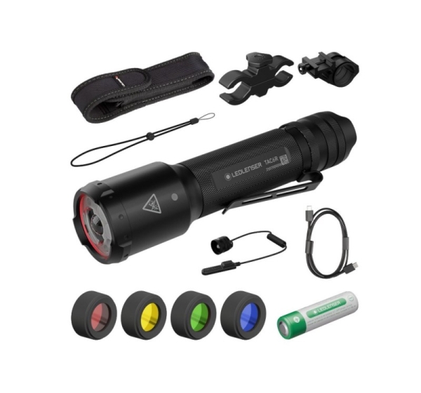 Zestaw mysliwski Ledlenser TAC6R Black Case