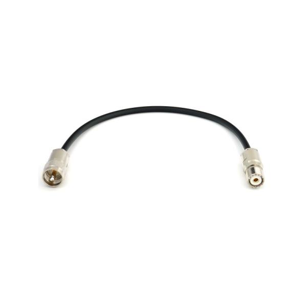 PL259 to SO239 30cm UHF CB Radio Coaxial Cable — HF240 (LMR240 equivalent)