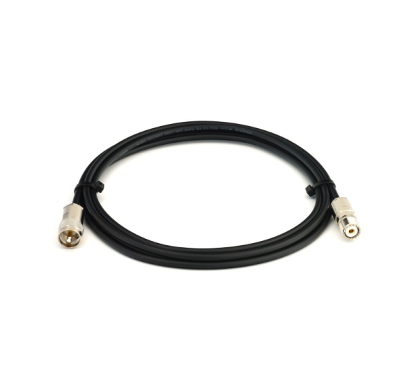 PL259 to SO239 2m UHF CB Radio Coaxial Cable — HF240 (LMR240 equivalent)