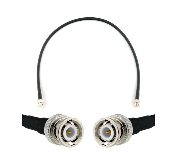 BNC Male to BNC Male 50cm Coaxial Cable — HF240 (LMR240 equivalent)
