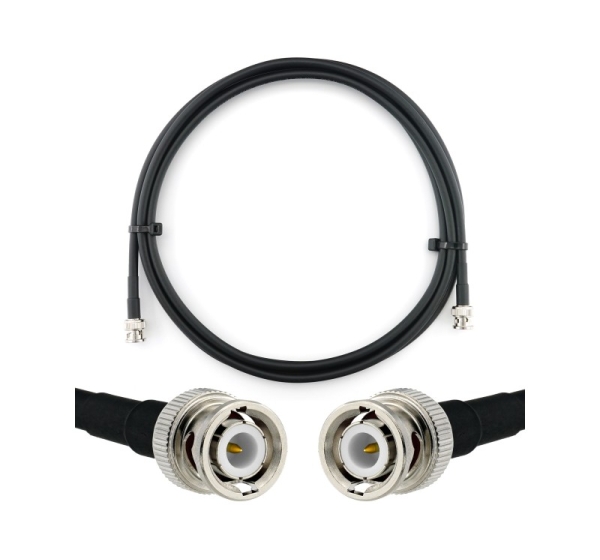 BNC Male to BNC Male 2m Coaxial Cable — HF240 (LMR240 equivalent)