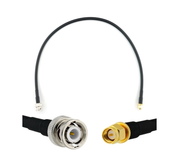 BNC Male to SMA Male 50cm Coaxial Cable — HF240 (LMR240 equivalent)