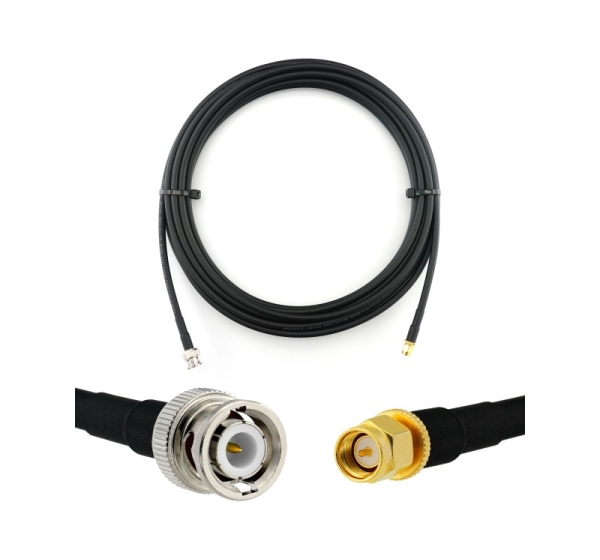 BNC Male to SMA Male 7m Coaxial Cable — HF240 (LMR240 equivalent)