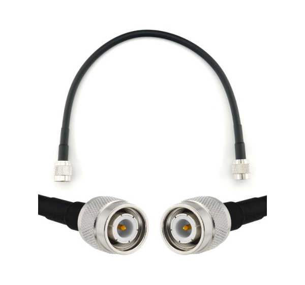 TNC Male to TNC Male 30cm Coaxial Cable — HF240 (LMR240 equivalent)