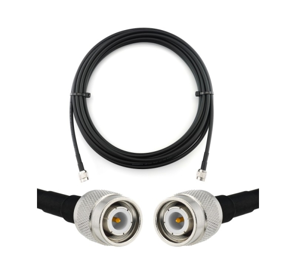 TNC Male to TNC Male 12m Coaxial Cable — HF240 (LMR240 equivalent)