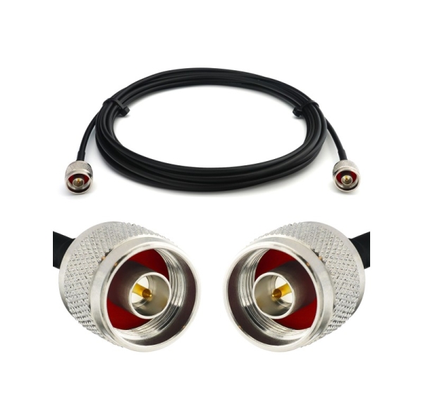 N Male to N Male 10m RG58/U Coaxial Cable