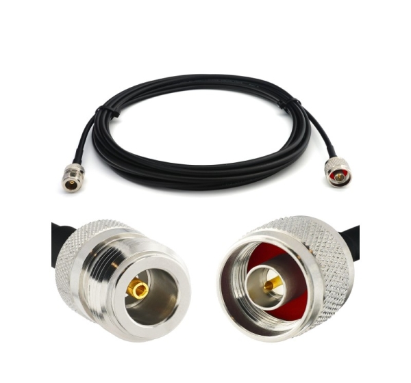 N Male to N Female 3m RG58/U Coaxial Cable