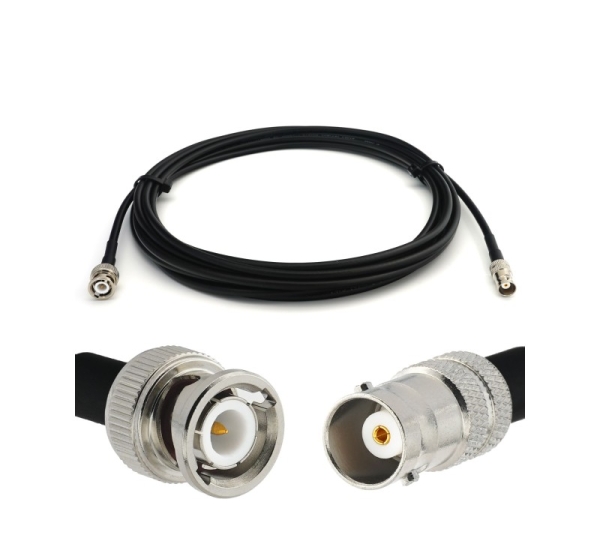 BNC Male to BNC Female 3m RG58/U Coaxial Cable