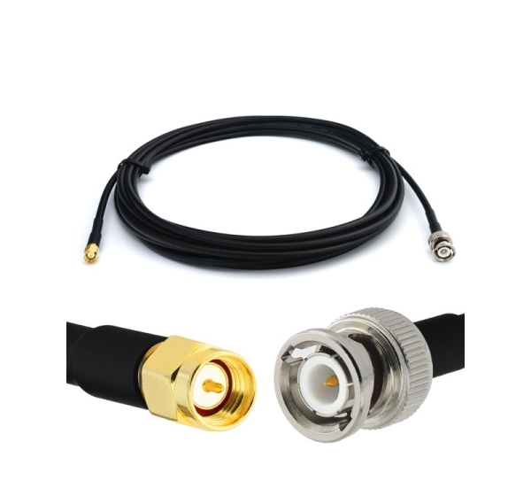 BNC Male to SMA Male 7m RG58/U Coaxial Cable