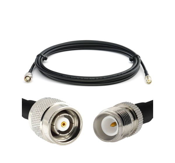 RP-TNC Male to RP-TNC Female 2m RG58/U Coaxial Cable