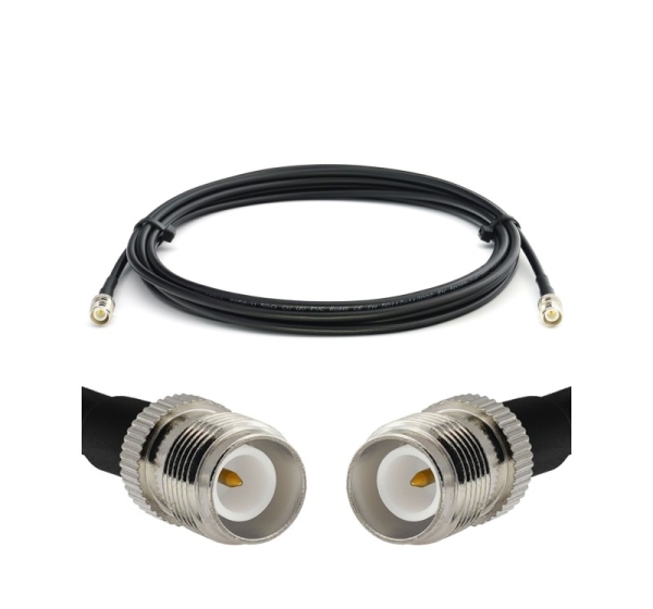 RP-TNC Female to RP-TNC Female 15m RG58/U Coaxial Cable