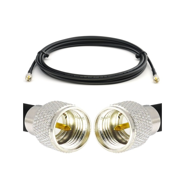 Mini UHF Male to Mini UHF Male 50cm RG58/U Coaxial Cable