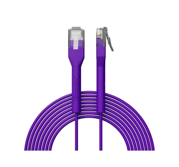 Broadbe Slim Patch Cable 5G Purple 1m