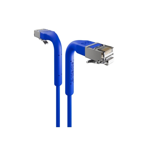 Broadbe Slim Patch Cable 10G Blue 0.3m