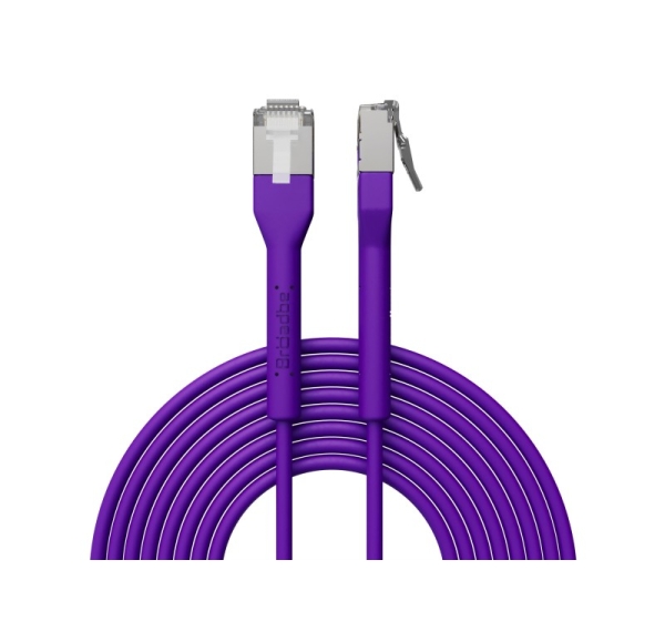 Broadbe Slim Patch Cable 10G Purple 2m