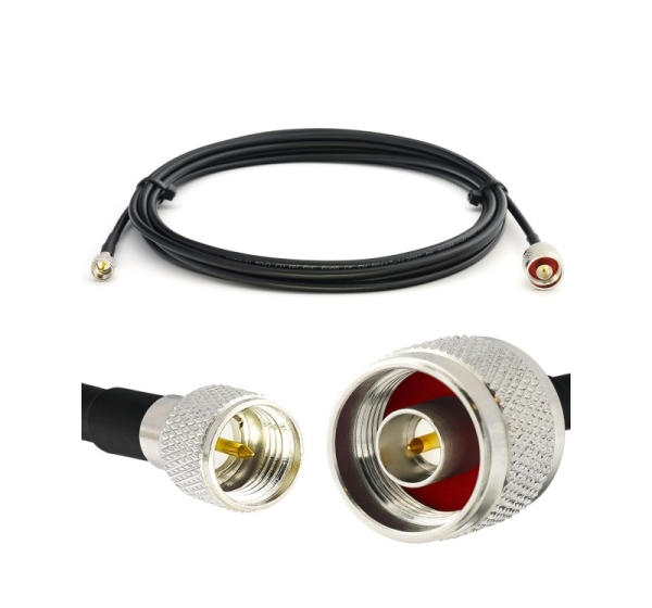 Mini UHF Male to N Male 30cm RG58/U Coaxial Cable
