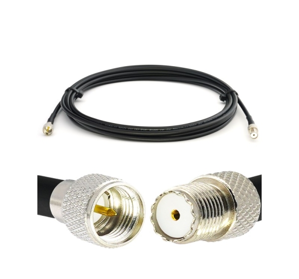 Mini UHF Male to Mini UHF Female 15m RG58/U Coaxial Cable