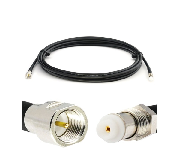FME Male to FME Female 10m RG58/U Coaxial Cable