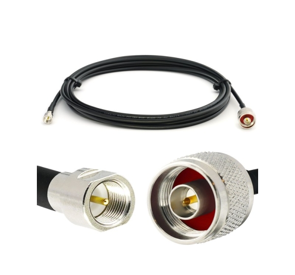 FME Male to N Male 20m RG58/U Coaxial Cable