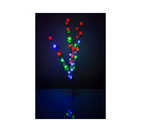 N/A   2210 40L M izmērs Koks ar lampiņām 70cm Red