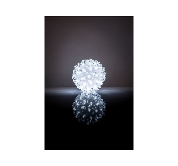 N/A Bumba ar puķēm RS-208 50LED D-11cm White