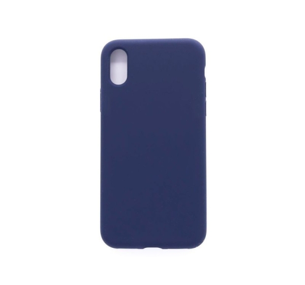 Evelatus Apple iPhone Xs MAX Nano Silicone Case Soft Touch TPU Midnight Blue
