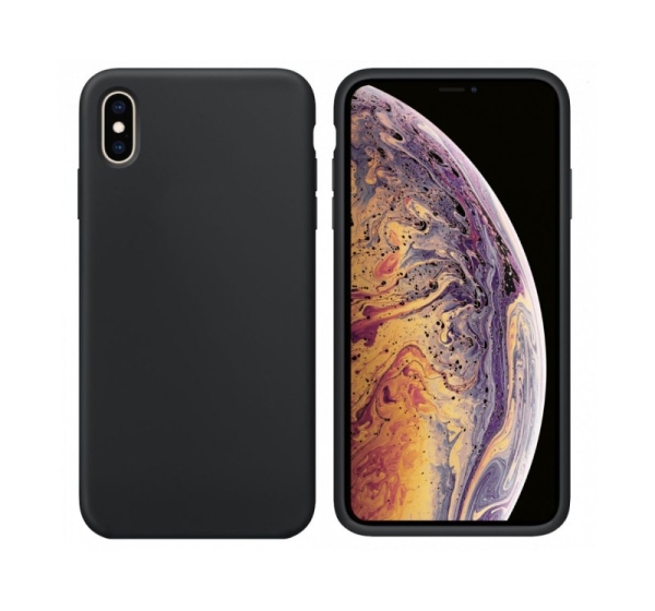 Evelatus Apple iPhone X Premium Soft Touch Silicone Case Black