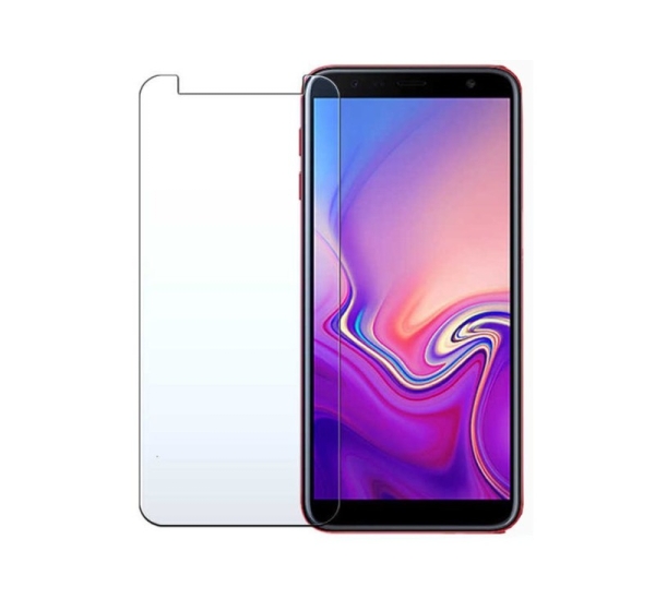 Evelatus Samsung J6 Plus 0.33 Flat Clear Glass Japan Glue Anti-Static