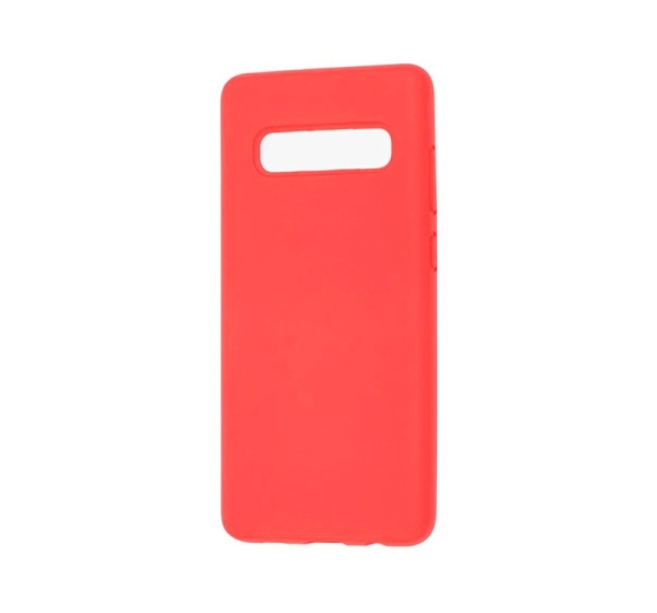 Evelatus Samsung Galaxy S10 Plus Nano Silicone Case Soft Touch TPU Red