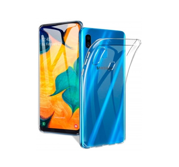 Evelatus Samsung A20 Silicon Case Transparent