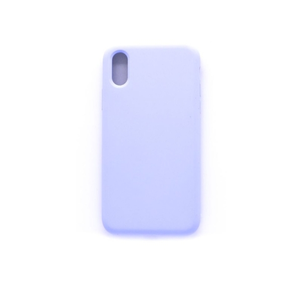 Evelatus Apple iPhone Xs Premium Soft Touch Silicone Case Lilac Purple