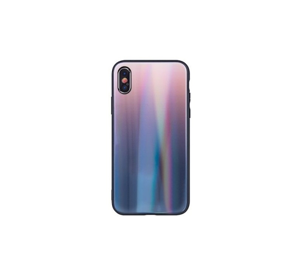 iLike Samsung Samsung Galaxy A40 Aurora Glass case Brown Black