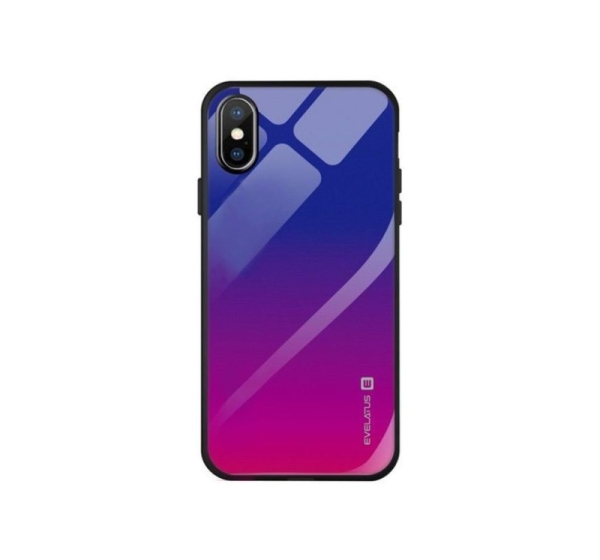 Evelatus Apple iPhone X/Xs Gradient Glass Case 4 Mystery