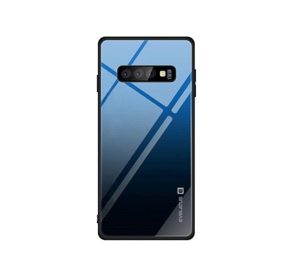 Evelatus Samsung Galaxy A40 Gradient Glass Case 7 Sea Depth