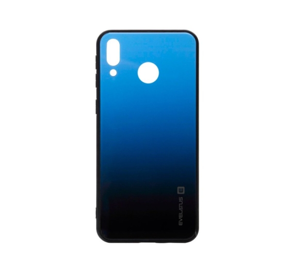 Evelatus Huawei Y7 2019 Gradient Glass Case 7 Sea Depth