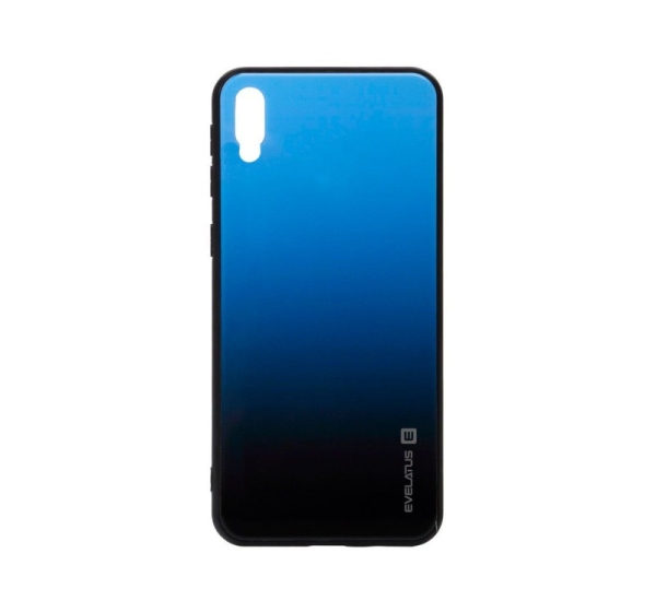 Evelatus Huawei Y6 2019 Gradient Glass Case 7 Sea Depth