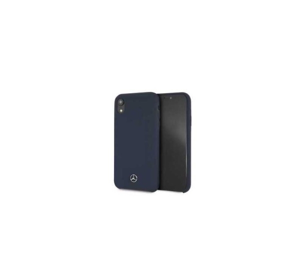 Mercedes-Benz Apple iPhone XR Liquid Silicone Case Navy
