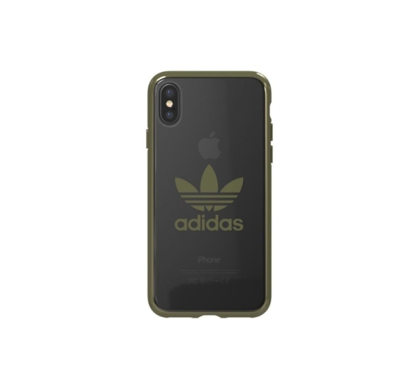 Adidas Apple iPhone X/Xs OR Clear Case Green